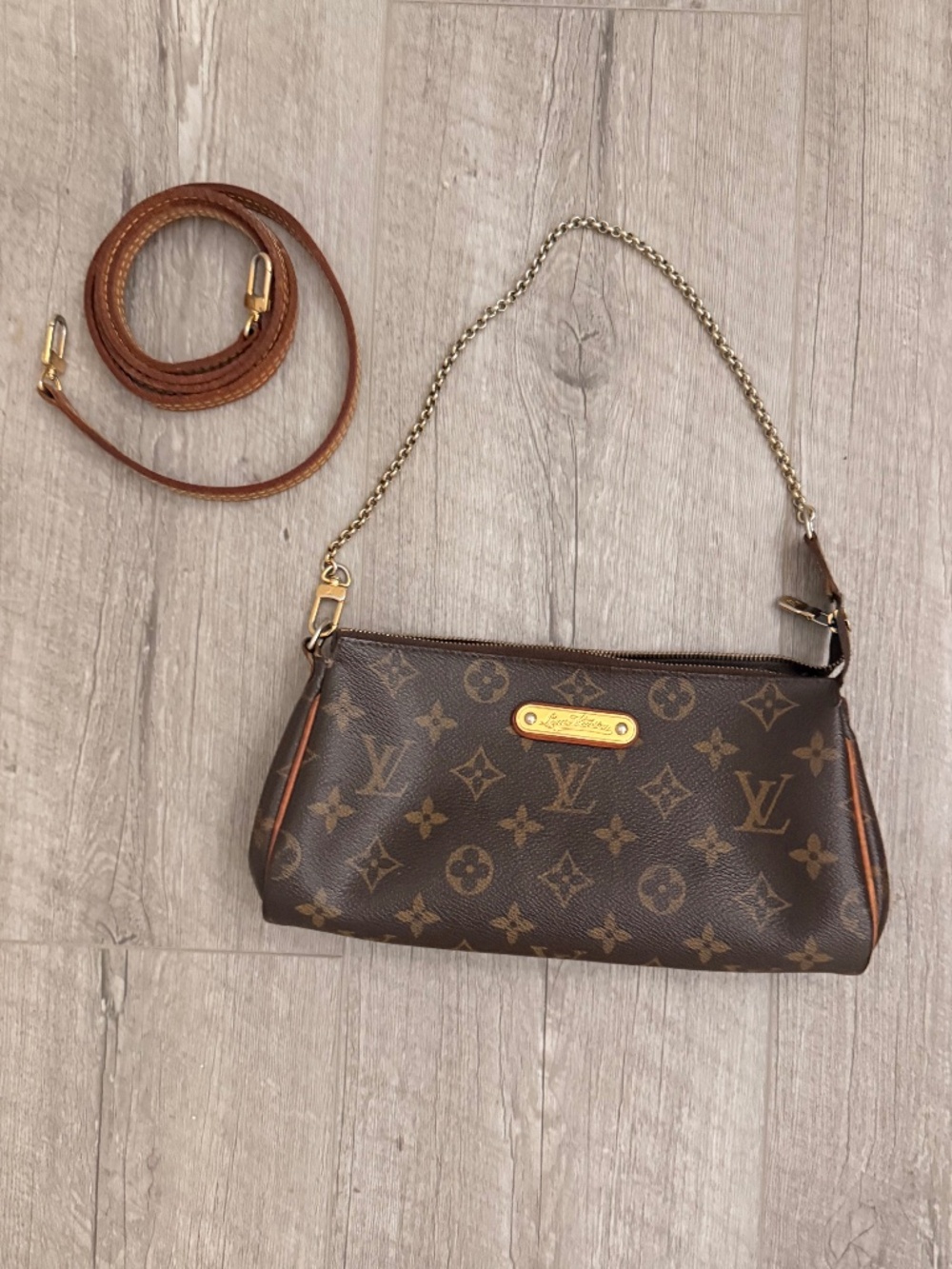 Louis Vuitton Eva Handbag Monogram Canvas - Brown - Very Good Condition